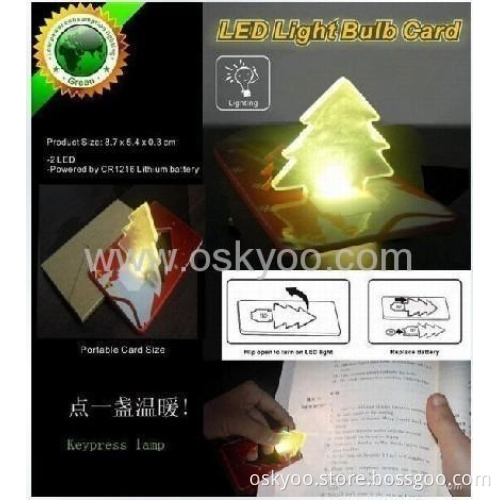 LED Christmas Pocket Card Lamp Light Promotion Gifts (CL-02)